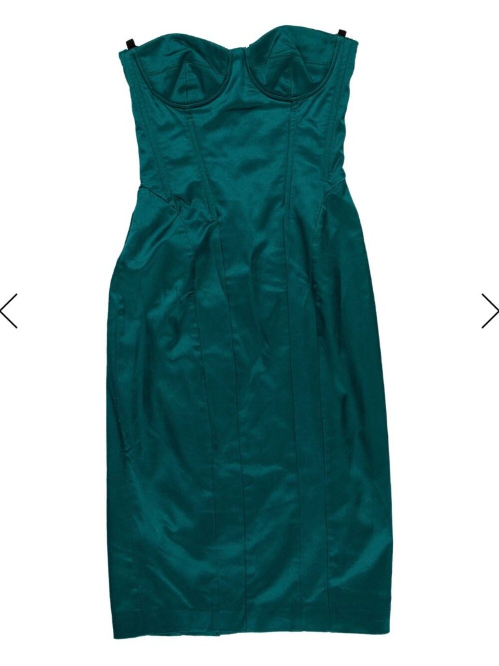 D&G Teal Corset Dress Vintage Sz 40